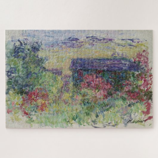 Claude Monet Rose Garden ジグソーパズル (横)