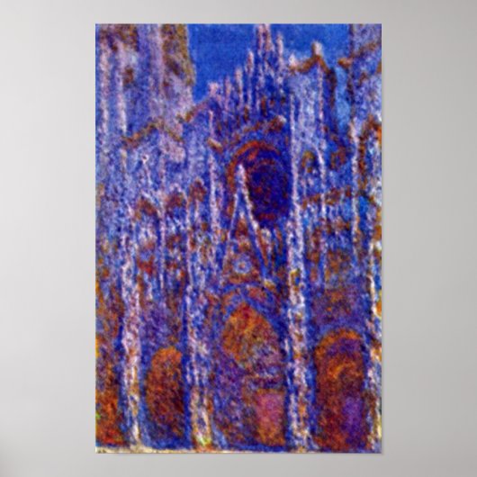 Claude Monet - Rouen Cathedral ポスター (正面)