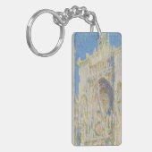 Claude Monet Rouen Cathedral Portal Morning Light キーホルダー (正面左)