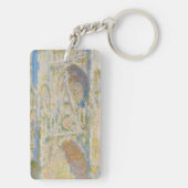Claude Monet Rouen Cathedral Portal Morning Light キーホルダー (裏面)