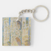 Claude Monet Rouen Cathedral Portal Morning Light キーホルダー (裏面)