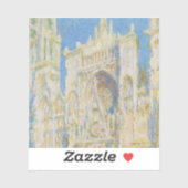 Claude Monet Rouen Cathedral Portal Morning Light シール (シート)