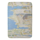 Claude Monet Rouen Cathedral Portal Morning Light バスマット (正面縦)