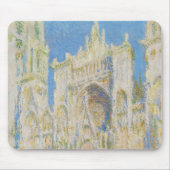 Claude Monet Rouen Cathedral Portal Morning Light マウスパッド (正面)