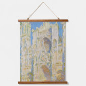 Claude Monet Rouen Cathedral Portal Morning Light 吊り下げ型タペストリー (正面)