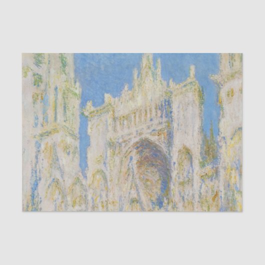 Claude Monet Rouen Cathedral Portal Morning Light 薄葉紙 (正面)