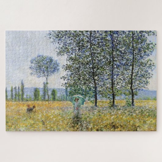 Claude Monet’s Fields in Spring ジグソーパズル (横)