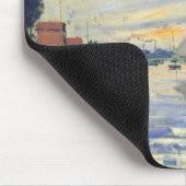 Claude Monet - Sailboat At Le Petit Gennevilliers マウスパッド (コーナー)