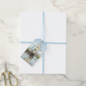 Claude Monet. Ships Riding on the Seine at Rouen ギフトタグ (より糸付き)