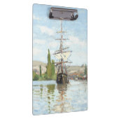 Claude Monet. Ships Riding on the Seine at Rouen クリップボード (右)