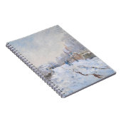 Claude Monet - Snow Scene at Argenteuil ノートブック (右側)