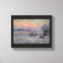 Claude Monet Soleil d'hiver à Lavacourt Wintersun