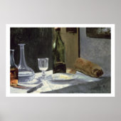 Claude Monet | Still Life with Bottles ポスター (正面)