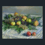 Claude Monet | Still Life with Pears and Grapes ポスター<br><div class="desc">Still Life with Pears and Grapes,  1880 | by Claude Monet | Art Location: Hamburger Kunsthalle,  Hamburg,  Germany | French Artist | Image Collection Number: XKH147955</div>