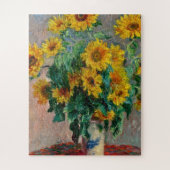 Claude Monet - Sunflowers ジグソーパズル (縦)
