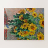 Claude Monet - Sunflowers ジグソーパズル (横)