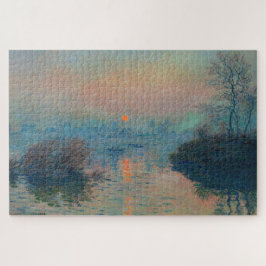 Claude Monet - Sunset on the Seine at Lavacourt ジグソーパズル