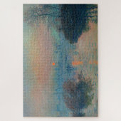 Claude Monet - Sunset on the Seine at Lavacourt ジグソーパズル (縦)