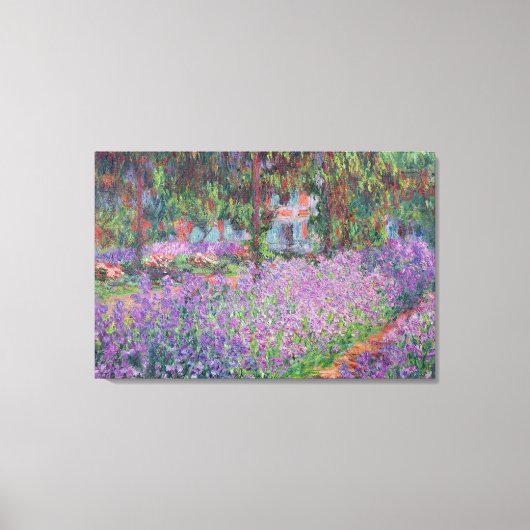 Claude Monet | The Artist's Garden at Giverny キャンバスプリント (正面)