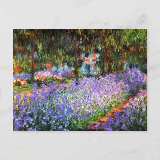 Claude Monet The Artist's Garden at Giverny ポストカード (正面)