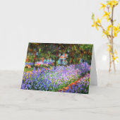 Claude Monet The Artist's Garden at Giverny Postca カード (黄色い花)