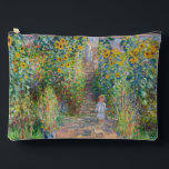 Claude Monet - The Artist's Garden at Veteuil アクセサリーポーチ<br><div class="desc">The Artist's Garden at Veteuil / Le jardin de l'artiste a Veteuil - Claude Monet，キャンバス上の油,  1881</div>