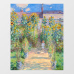 Claude Monet - The Artist's Garden at Veteuil ウィンドウサイン<br><div class="desc">The Artist's Garden at Veteuil / Le jardin de l'artiste a Veteuil - Claude Monet，キャンバス上の油,  1881</div>