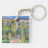 Claude Monet - The Artist's Garden at Veteuil キーホルダー (裏面)