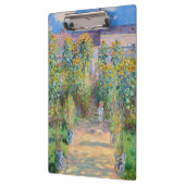 Claude Monet - The Artist's Garden at Veteuil クリップボード (左)