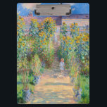 Claude Monet - The Artist's Garden at Veteuil クリップボード<br><div class="desc">The Artist's Garden at Veteuil / Le jardin de l'artiste a Veteuil - Claude Monet，キャンバス上の油,  1881</div>