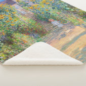 Claude Monet - The Artist's Garden at Veteuil シェルパブランケット (3/4)