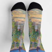 Claude Monet - The Artist's Garden at Veteuil ソックス (上部)