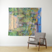 Claude Monet - The Artist's Garden at Veteuil タペストリー (インサイチュ(横))