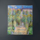 Claude Monet - The Artist's Garden at Veteuil タペストリー<br><div class="desc">The Artist's Garden at Veteuil / Le jardin de l'artiste a Veteuil - Claude Monet，キャンバス上の油,  1881</div>