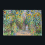 Claude Monet - The Artist's Garden at Veteuil ドアマット<br><div class="desc">The Artist's Garden at Veteuil / Le jardin de l'artiste a Veteuil - Claude Monet，キャンバス上の油,  1881</div>