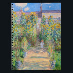 Claude Monet - The Artist's Garden at Veteuil ノートブック<br><div class="desc">The Artist's Garden at Veteuil / Le jardin de l'artiste a Veteuil - Claude Monet，キャンバス上の油,  1881</div>