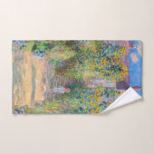 Claude Monet - The Artist's Garden at Veteuil バスタオルセット (ハンドタオル)