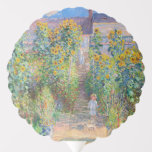 Claude Monet - The Artist's Garden at Veteuil バルーン<br><div class="desc">The Artist's Garden at Veteuil / Le jardin de l'artiste a Veteuil - Claude Monet，キャンバス上の油,  1881</div>