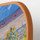 Claude Monet - The Artist's Garden at Veteuil ピックルボールラケット (左詳細)