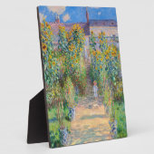 Claude Monet - The Artist's Garden at Veteuil フォトプラーク (側面)