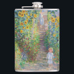 Claude Monet - The Artist's Garden at Veteuil フラスク<br><div class="desc">The Artist's Garden at Veteuil / Le jardin de l'artiste a Veteuil - Claude Monet，キャンバス上の油,  1881</div>