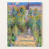 Claude Monet - The Artist's Garden at Veteuil プランナー手帳 (裏面)