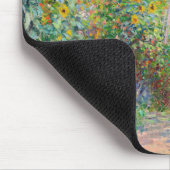 Claude Monet - The Artist's Garden at Veteuil マウスパッド (コーナー)