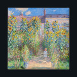 Claude Monet - The Artist's Garden at Veteuil マグネット<br><div class="desc">The Artist's Garden at Veteuil / Le jardin de l'artiste a Veteuil - Claude Monet，キャンバス上の油,  1881</div>