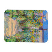 Claude Monet - The Artist's Garden at Veteuil マグネット (横)
