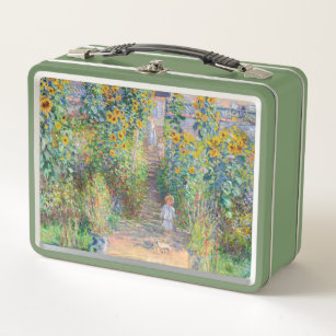 Claude Monet - The Artist's Garden at Veteuil メタルランチボックス