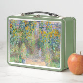 Claude Monet - The Artist's Garden at Veteuil メタルランチボックス (インサイチュ)