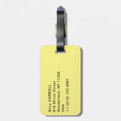 Claude Monet - The Artist's Garden at Veteuil ラゲッジタグ (裏面縦)