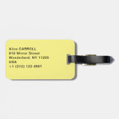 Claude Monet - The Artist's Garden at Veteuil ラゲッジタグ (裏面横)