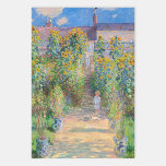 Claude Monet - The Artist's Garden at Veteuil ラッピングペーパーシート<br><div class="desc">The Artist's Garden at Veteuil / Le jardin de l'artiste a Veteuil - Claude Monet，キャンバス上の油,  1881</div>